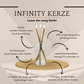 Infinity Kerze Schwarz