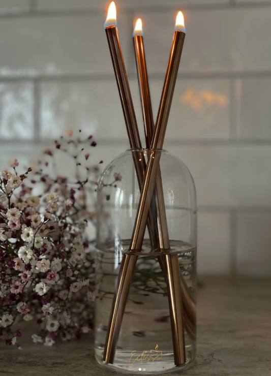 Infinity Kerze Bronze