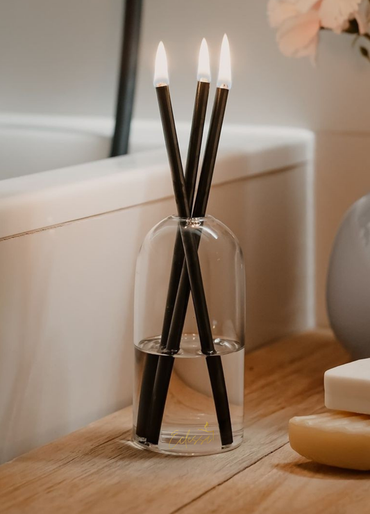 Infinity Kerze Schwarz