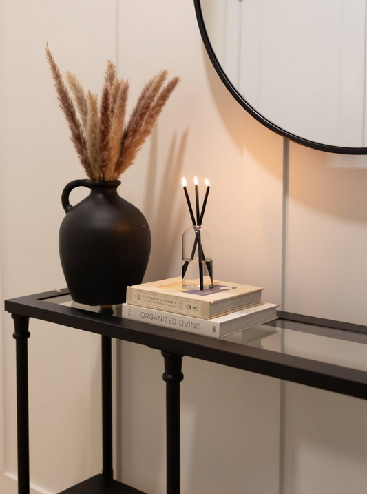 Infinity Kerze Schwarz